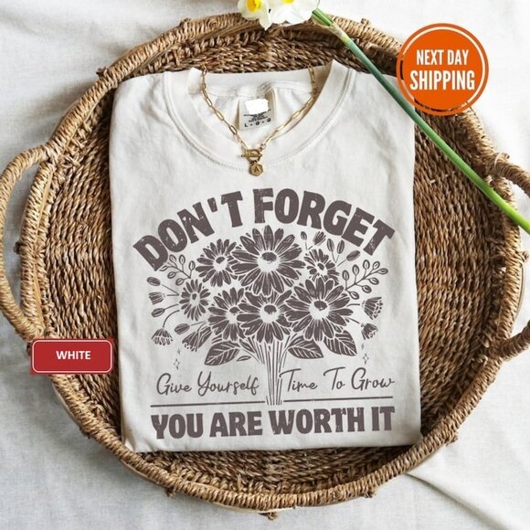 Gildan Other - Keep Growing. Every Day Is A Fresh Start T-shirt